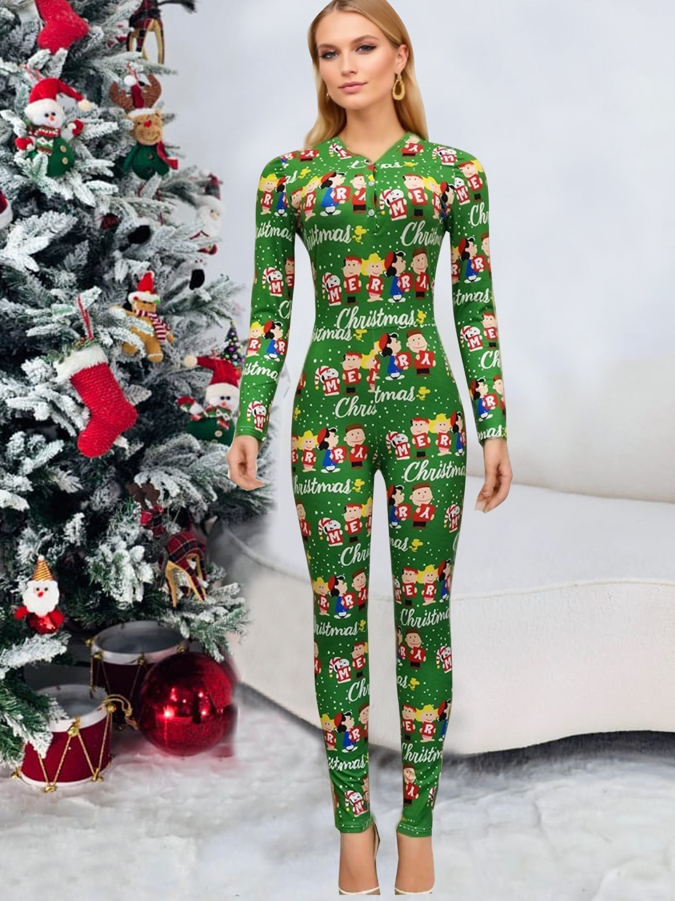 Christmas Tree Jumpsuit main image 1