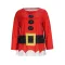 Large size top imitation waistband digital printing red round neck T-shirt