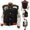Fashionable thickened Korean velvet positioning, offset printing, embroidery jacket, baseball jacket