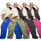 Autumn and winter high waisted casual work pants