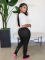 Fashion plus size casual suit street two-piece