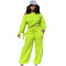 Fashionable casual and personalized slanted shoulder sports set