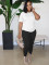 Fashion plus size casual suit street two-piece