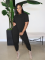 Fashion plus size casual suit street two-piece