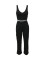 Fashionable vest, suspender top, sporty and loose fitting pants