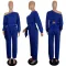 Fashionable casual and personalized slanted shoulder sports set