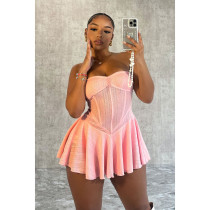 Fashion Casual Sheath Short Dress Dress