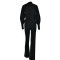 Sexy Trendy Hooded Long Sleeve Straight Leg Pants Knit Set