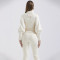 Sexy Trendy Hooded Long Sleeve Straight Leg Pants Knit Set