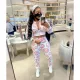 Fashion digital printing sports suit