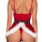 Wholesale of adult sexy suspender jumpsuit bow Christmas set