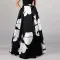 Fashion Plus Size Printed High Waist Half Bust Skirt
