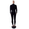 Fashion casual personality gold velvet sports suit