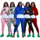 Stylish Hooded Drawstring Sleeve Two-Piece Set