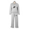 Two piece hoodie set with plush and thickened sportswear, loose fit in large size