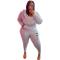 Fashion Sports and Leisure Large Two Piece Set