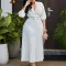 Fashion solid color plus size dress