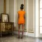 Fashion Round Neck Ruffles Cotton Fabric Sexy Dresses