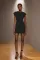Fashion Round Neck Ruffles Cotton Fabric Sexy Dresses