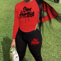 Fashion Printed Personalized Casual Two Piece Set