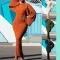 Fashion Plus Size Long Sleeve Pure Color Pit Stripe Hip Dresses