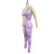 Stylish Tie-Dye Printed Strappy Sexy Jumpsuit