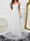 Fashion Three-dimensional Embroidery Net Halter Wedding Dresses