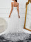Fashion Three-dimensional Embroidery Net Halter Wedding Dresses