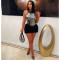Sexy Skirt Jumpsuit Glossy Two Piece Set