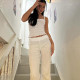 Sexy Spice Girl Temperament High Waisted Loose Micro-Large Pants