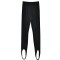 Fashion Knit Shiny Silk High Stretch Solid Color Yoga Pants