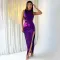 Sexy Hottie Fashion Temperament High Split Long Dresses