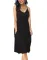 Fashion V-neck sleeveless halter solid color mid-length pleated dress