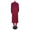 Fashionable Woolen Jacket Pocket 3 Piece Set