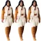 Fashion loose fur one patchwork cotton jacket short jacket