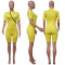 Fashion Zipper Splicing Skinny Casual Jumpsuit