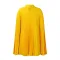Stylish loose cape pressed pleated plus size bat sleeve dress
