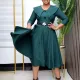 Fashion A-line plus size dress