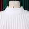 Stylish loose cape pressed pleated plus size bat sleeve dress