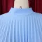 Stylish loose cape pressed pleated plus size bat sleeve dress