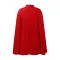 Stylish loose cape pressed pleated plus size bat sleeve dress