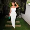 Fashion Halter Ripple Fabric Backless Crossover Sexy Dresses