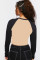 Fashion Round Neck Plunging Sleeve Y2K Style Bottom Casual Top