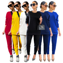Fashion padded and thickened warm sportswear suit