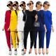 Fashion padded and thickened warm sportswear suit