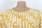 Fashion Lantern Sleeve Print Hand Knit Belt Ruffle Dresses