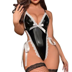 Sexy Hollow Out Three-Point Bodysuit