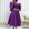 Fashionable and Elegant High Waist Large Swing Dress Evening Dress African Dress