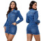 Sexy and fashionable women's jacket, long sleeved denim top jacket