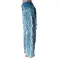Hot selling fashion ruffled fringe elastic denim pants